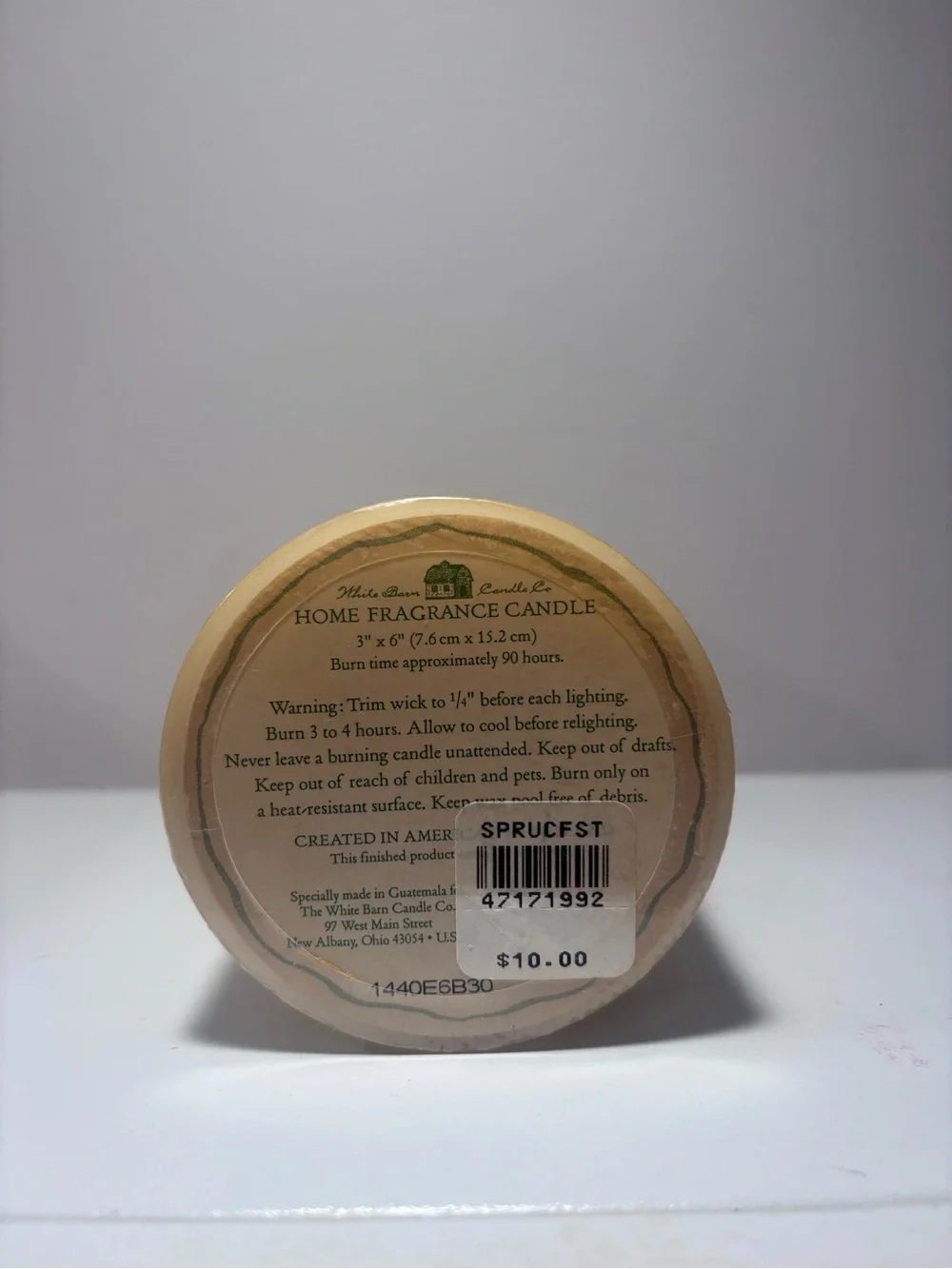 Bath & Body Works scented pillar